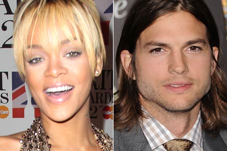 It was revealed that Rihanna has enjoyed an eight week fling with Ashton Kutcher