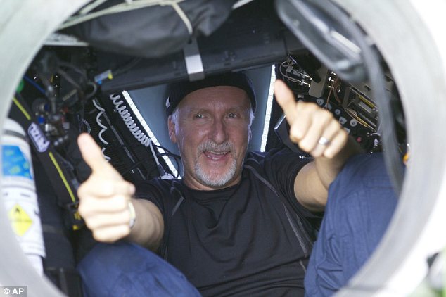 James Cameron has triumphantly resurfaced from the Earth's deepest point, Mariana Trench
