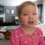 Makena, a two-year-old girl from Canada, puts her heart and soul into a beautiful rendition of the Adele's first number one hit Someone Like You and caused a sensation on YouTube