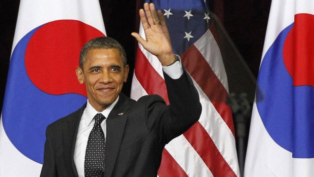 President Barack Obama said he is pushing for "a world without nuclear weapons" ahead of Seoul Nuclear Security Summit