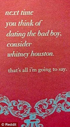 Target has been forced to pull this greetings card from its shelves that poked fun Whitney Houston's relationship with Bobby Brown after a public outcry