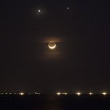 The conjunction of Venus and Jupiter in the sky will reach its closest point in the coming days