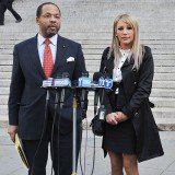 A judge declared yesterday that Angelica Marie Cecora’s lawsuit against Oscar De La Hoya was “frivolous”