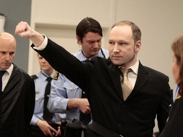 Anders Breivik gave a closed-fist salute, and said he did not recognize the court because it was dependent on political parties who supported multiculturalism