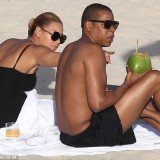 Beyoncé and Jay-Z are spending their first holiday as a family beside their baby Blue Ivy in St Barts