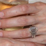 Brad Pitt designed the ring for Angelina Jolie in collaboration with jeweller Robert Procop who broke the news of their engagement