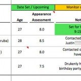 David Merkur has used a spreadsheet to make sure he was able to distinguish between each of the eight women he was dating