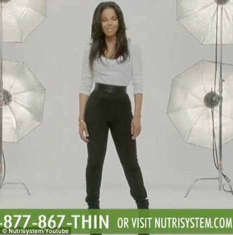 Janet Jackson looks confident and happy after Nutrisystem weight loss programme helped her shed the pounds