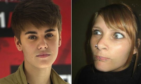 Justin Bieber has used a humorous clip of Sacha Baron Cohen as Borat to send Mariah Yeater a message
