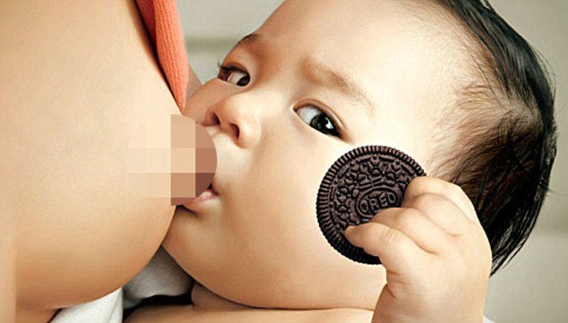 Kraft Foods has claimed its controversial Oreo breastfeeding baby advert was “never meant to go public”