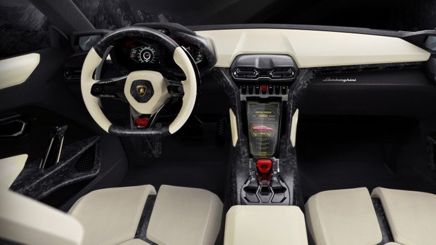 Lamborghini Urus inside