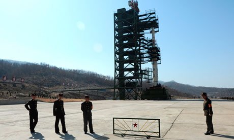 North Korea has made the arrangements to put into position a long-range rocket for a controversial launch next week