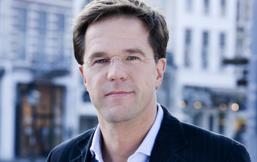 Prime Minister Mark Rutte has presented his government's resignation to Queen Beatrix of Neatherlands