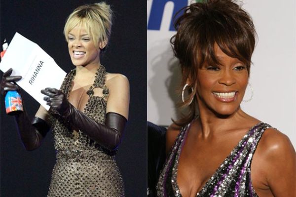 Rihanna says she would love to portray Whitney Houston if there is ever to be a biopic and a role to be played