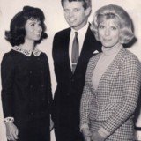 Robert F. Kennedy was shot dead by two gunmen and not just “lone wolf” Sirhan Sirhan, claims Nina Rhodes-Hughes (left)