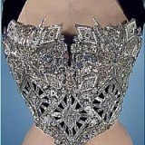 The highest-selling Whitney Houston item, a beaded bustier that had been sold during a 2007 court-ordered debt auction, drew $18,750