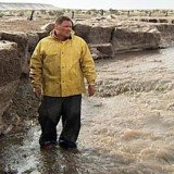 The small town of Amarillo, Texas, was hit with a whopper of a storm Wednesday morning that left four feet of hail in its wake The small town of Amarillo, Texas, was hit with a whopper of a storm Wednesday morning that left four feet of hail in its wake