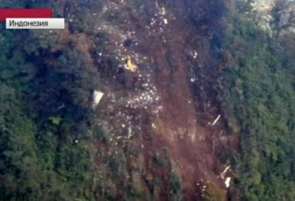 A number of bodies have been found by rescuers at the wreckage of Russian Sukhoi Superjet plane that crashed into mountains in Indonesia on Wednesday