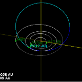 Asteroid 2012 JU passed within nearly 119,000 miles of Earth on May 14, just a whisker away from us in astronomical terms