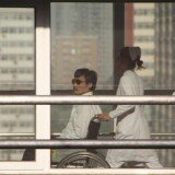 Chen Guangcheng is having a check-up at a Beijing hospital after he left US embassy