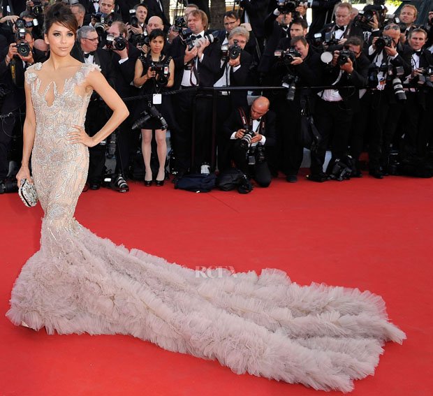 Eva Longoria was among the famous faces on the red carpet at the opening night gala of this year's Cannes Film Festival