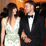 Justin Timberlake and Jessica Biel celebrated their engagement at a cocktail party hosted by Jessica's stylist, Estee Stanley, at her Los Angeles home