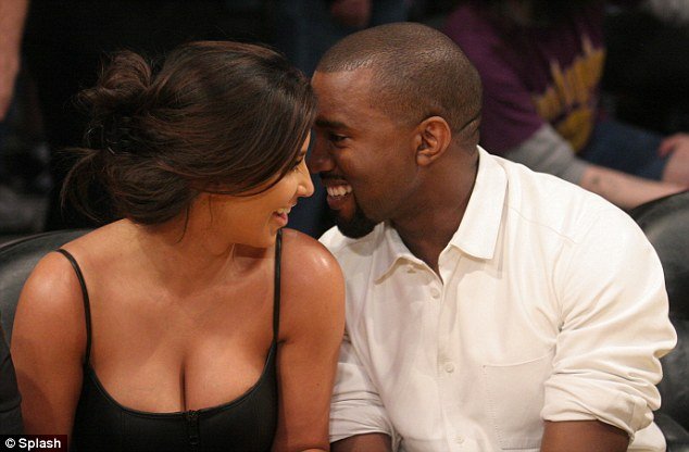 Kim Kardashian and Kanye West sat front row as LA Lakers played against the Denver Nuggets at the Staples Center