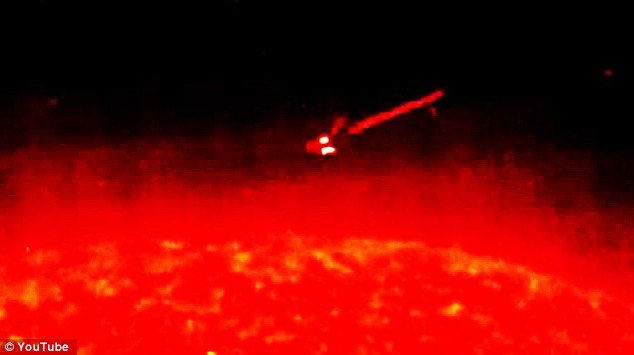 On May 5, “rob19791” posted a YouTube video of a mysterious-looking “object” hovering near the sun