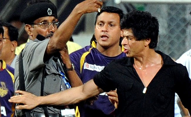 Shah Rukh Khan may be banned from entering Mumbai's Wankhede Stadium after reports that he was involved in a brawl with the staff