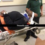 50 Cent has been hospitalized after being involved in a serious car accident in New York City in the early hours of this morning
