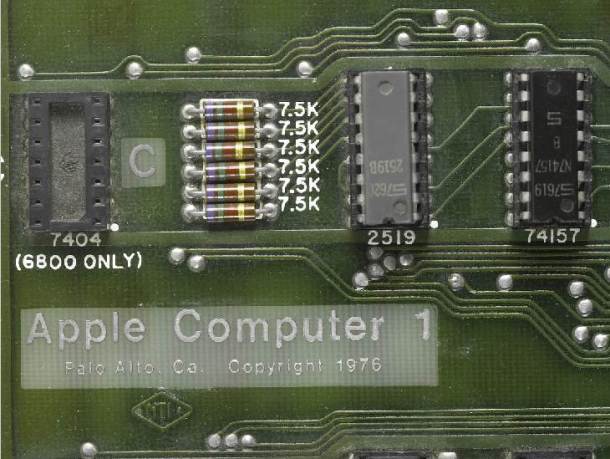 A rare functioning Apple 1 computer, the company's first product, has been sold at a New York auction for $374,500