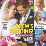 In the first official romantic snap for People magazine, art director Will Kopelman is seen tenderly cradling Drew Barrymore’s baby bump as she smiles and near nuzzles into her new husband