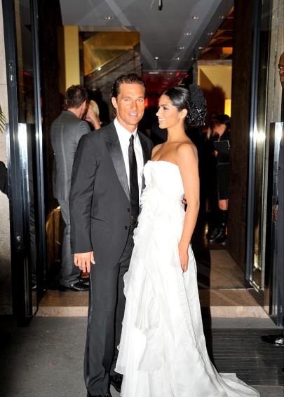 Matthew McConaughey wed the mother of his two children, Camila Alves, in an intimate Saturday evening ceremony at his Austin, Texas property