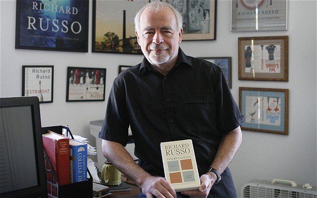Novelist Richard Russo refuses to allow his new novel to be sold as an e-book