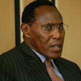 Officials say George Saitoti and his deputy, Orwa Ojode, have been killed when the aircraft went down west of Nairobi, bursting into flames as it hit the ground