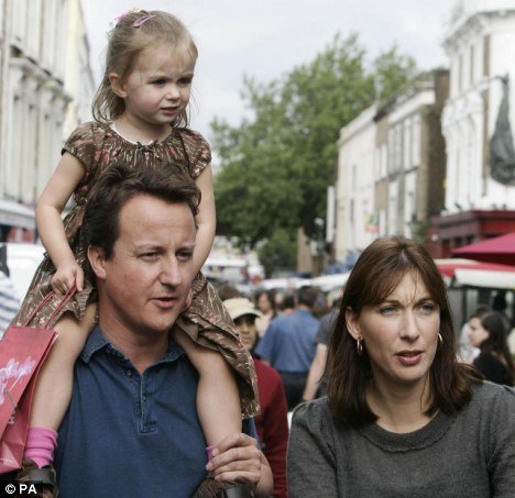 Prime Minister David Cameron and his wife, Samantha, left their eight-year-old daughter, Nancy, in a pub after having Sunday lunch, Downing Street has confirmed