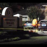 The attack occurred on Saturday night at the University Heights complex, home to many students from the nearby Auburn University