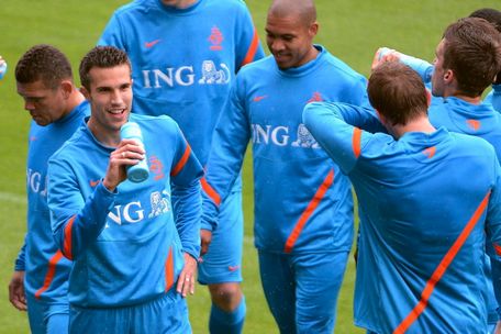 UEFA confirms there were "isolated incidents of racist chanting" aimed at Netherlands players during an open training session at Euro 2012