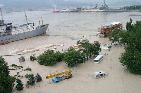 At least 99 people have been killed after flash floods caused by torrential rain swept the southern Krasnodar region