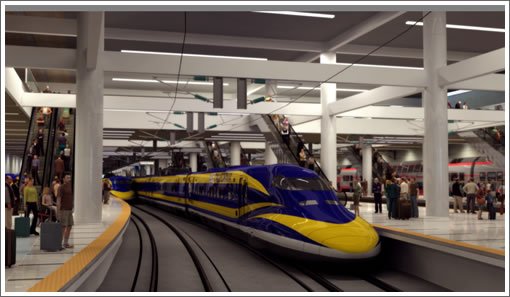 California lawmakers have approved financing for a bullet train that would eventually become part of the first dedicated high-speed line in the US