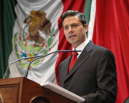 Enrique Pena Nieto is on some 38 percent, several points ahead of Andres Manuel Lopez Obrador