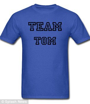 Following the news of Katie Holmes and Tom Cruise split, Team Tom T-shirts are already up for sale
