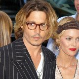 Johnny Depp has flown to his home in the South of France for a family holiday with Vanessa Paradis and their two children