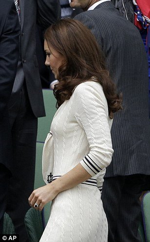 Kate Middleton looked to have referenced tennis style from 1920 with her Wimbledon outfit choice