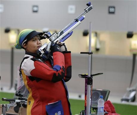 Nur Suryani Mohamad Taibi, a Malaysian mother-to-be, stayed positive despite failing to make it to the Olympic 10 m air rifle shooting final