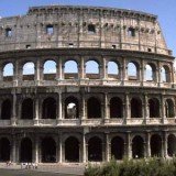 Rome's world famous Colosseum is now around 40 cm (16 inches) lower on the south side than on the north