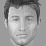 The "first picture" of character Christian Grey from E.L. James's novel Fifty Shades of Grey created by Dr. Faye Skelton