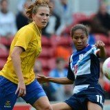 Women’s football is the first event of the Olympics and is to kick off later, two days before the official opening ceremony
