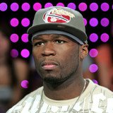 50 Cent hit rival Kanye West below the belt by branding his girlfriend Kim Kardashian “trash”