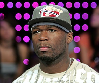 50 Cent hit rival Kanye West below the belt by branding his girlfriend Kim Kardashian “trash”